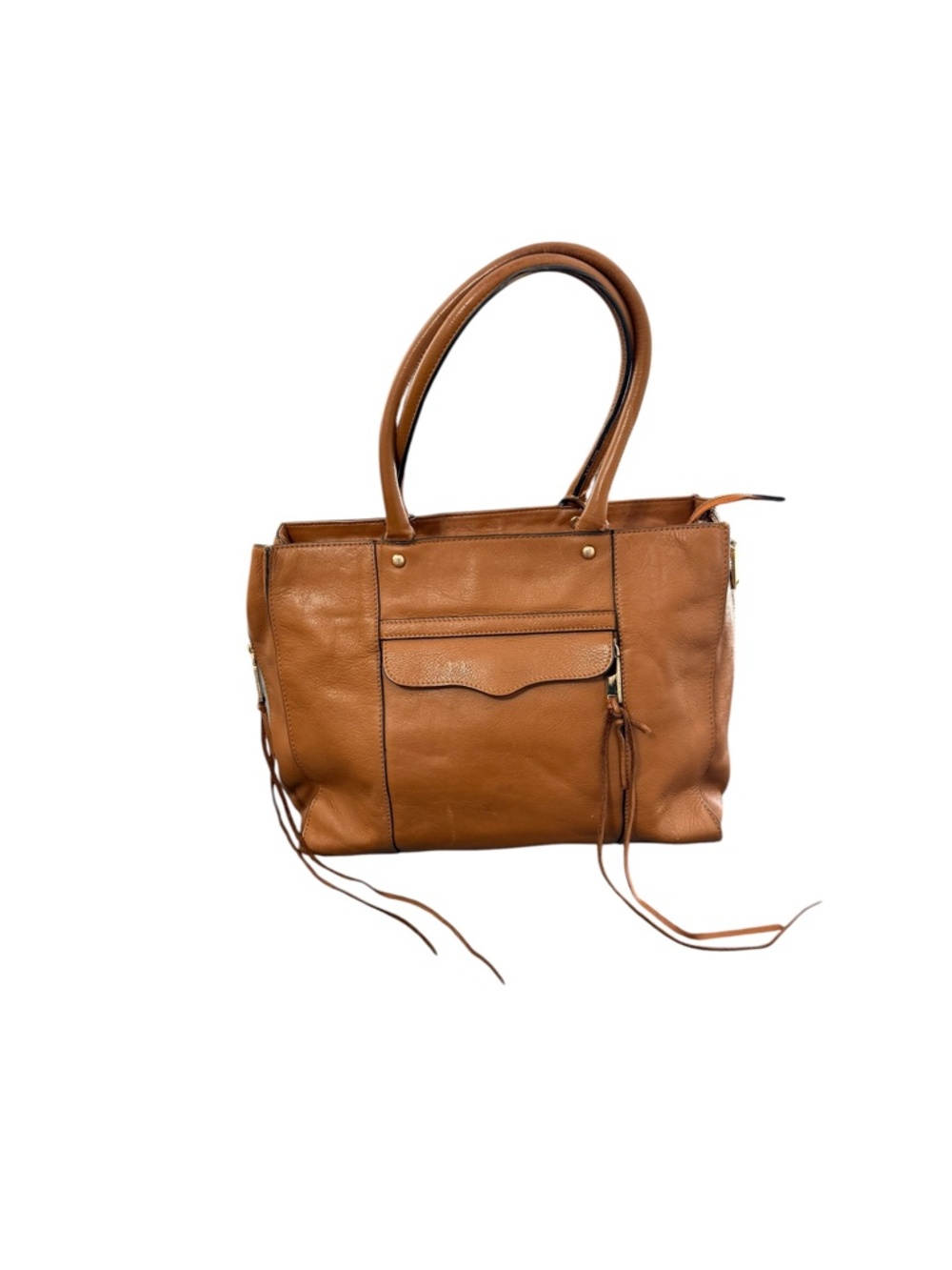 Rebecca Minkoff MAB Malaga Leather Tote Top Handle